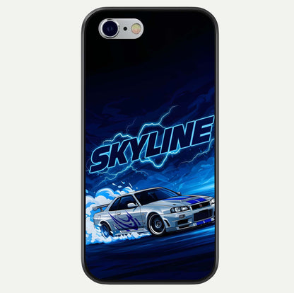 Neon Drift Beast Glass Case For iPhone 16 Pro by Custom World