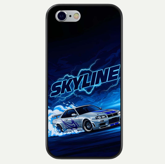 Neon Drift Beast Glass Case For iPhone 16 Pro by Custom World