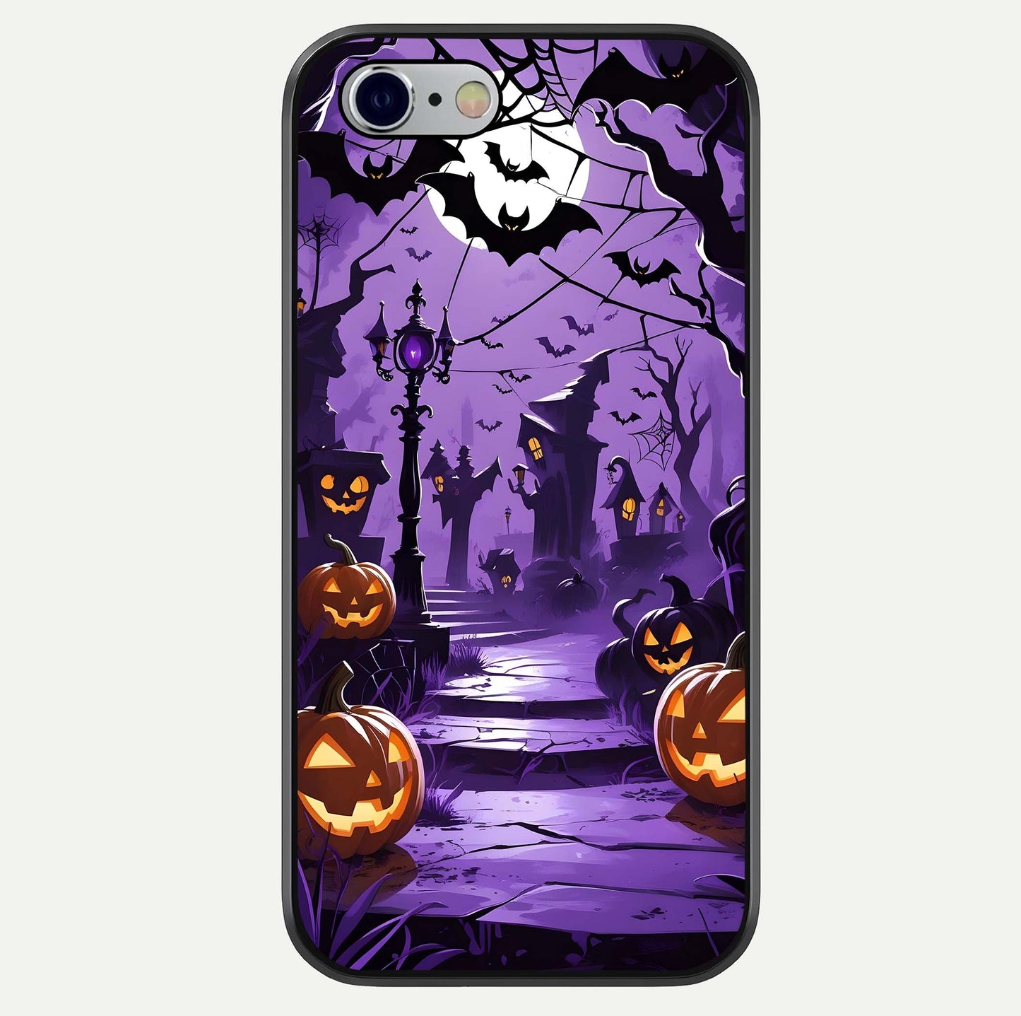 Pumpkin Patch Halloween Glass Case For iPhone 16 Pro by Custom World