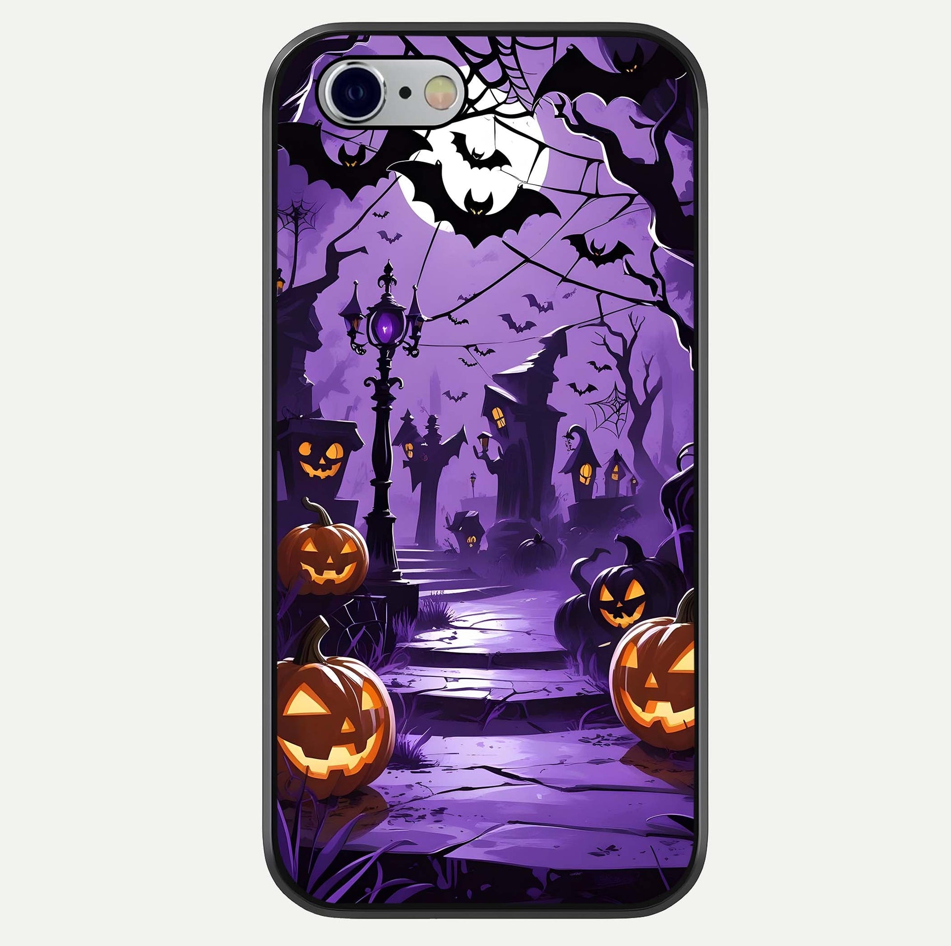 Pumpkin Patch Halloween Glass Case For iPhone 16 Pro by Custom World
