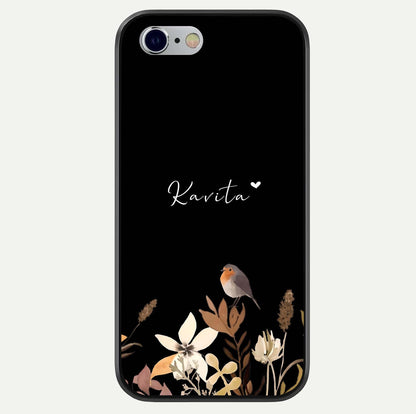 Quiet Garden Tune Custom Name Glass Case For iPhone 16 Pro by Custom World