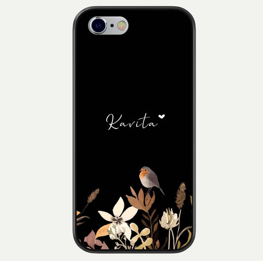 Quiet Garden Tune Custom Name Glass Case For iPhone 16 Pro by Custom World