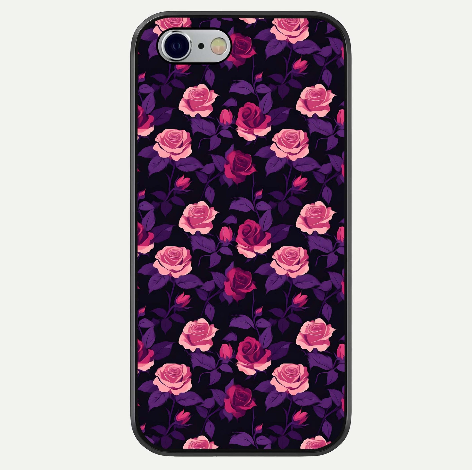 Rose Garden Twilight Glass Case For iPhone 16 Pro by Custom World