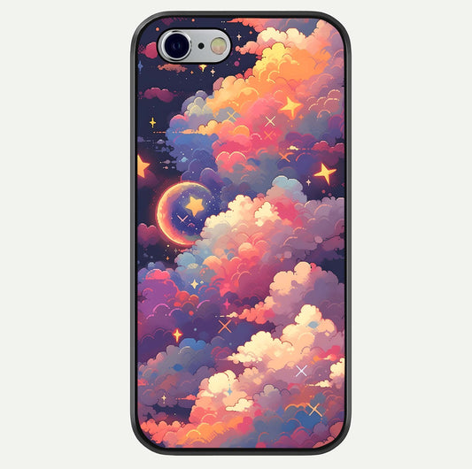 Starlit Dream Clouds Glass Case For iPhone 16 Pro by Custom World