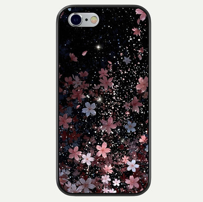 Starlit Flower Dreams Glass Case For iPhone 16 Pro by Custom World