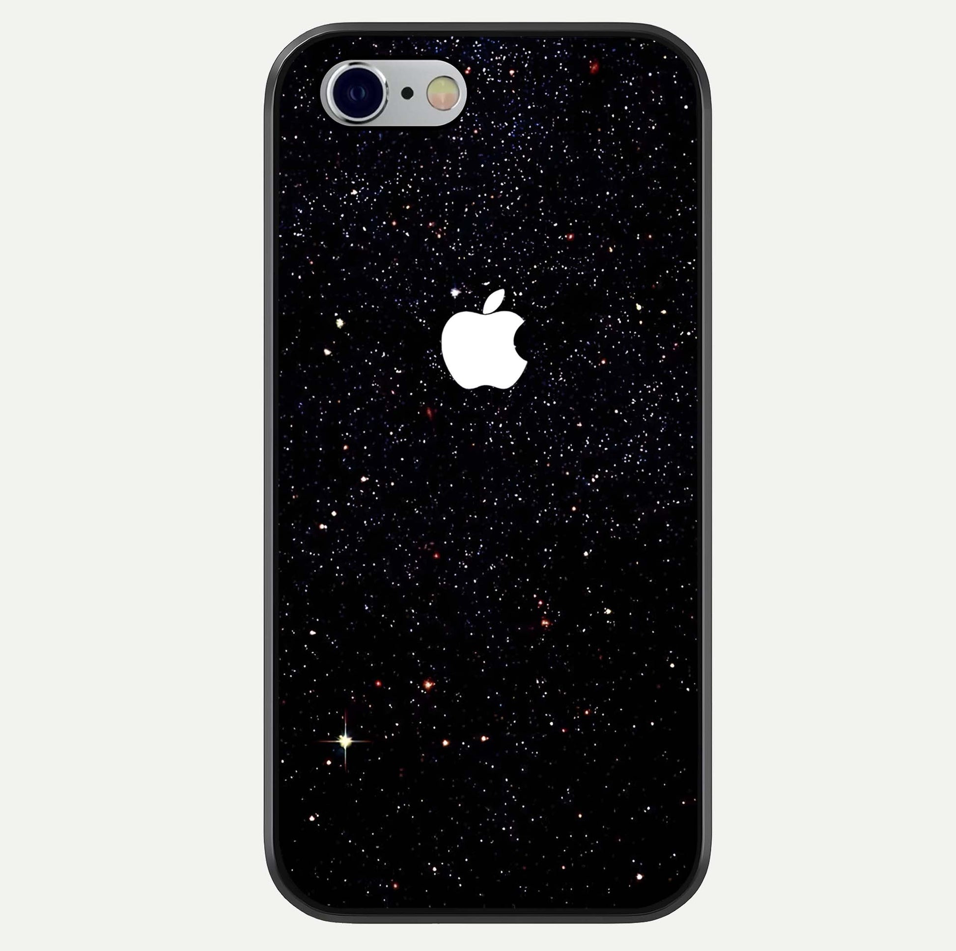 Starry Apple Galaxy Glass Case For iPhone 16 Pro by Custom World