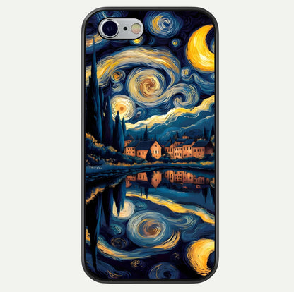 Starry Sky Serenity Glass Case For iPhone 16 Pro by Custom World