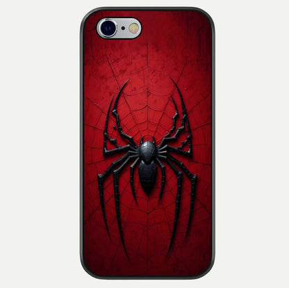 Superhero Web Emblem Glass Case For iPhone 16 Pro by Custom World