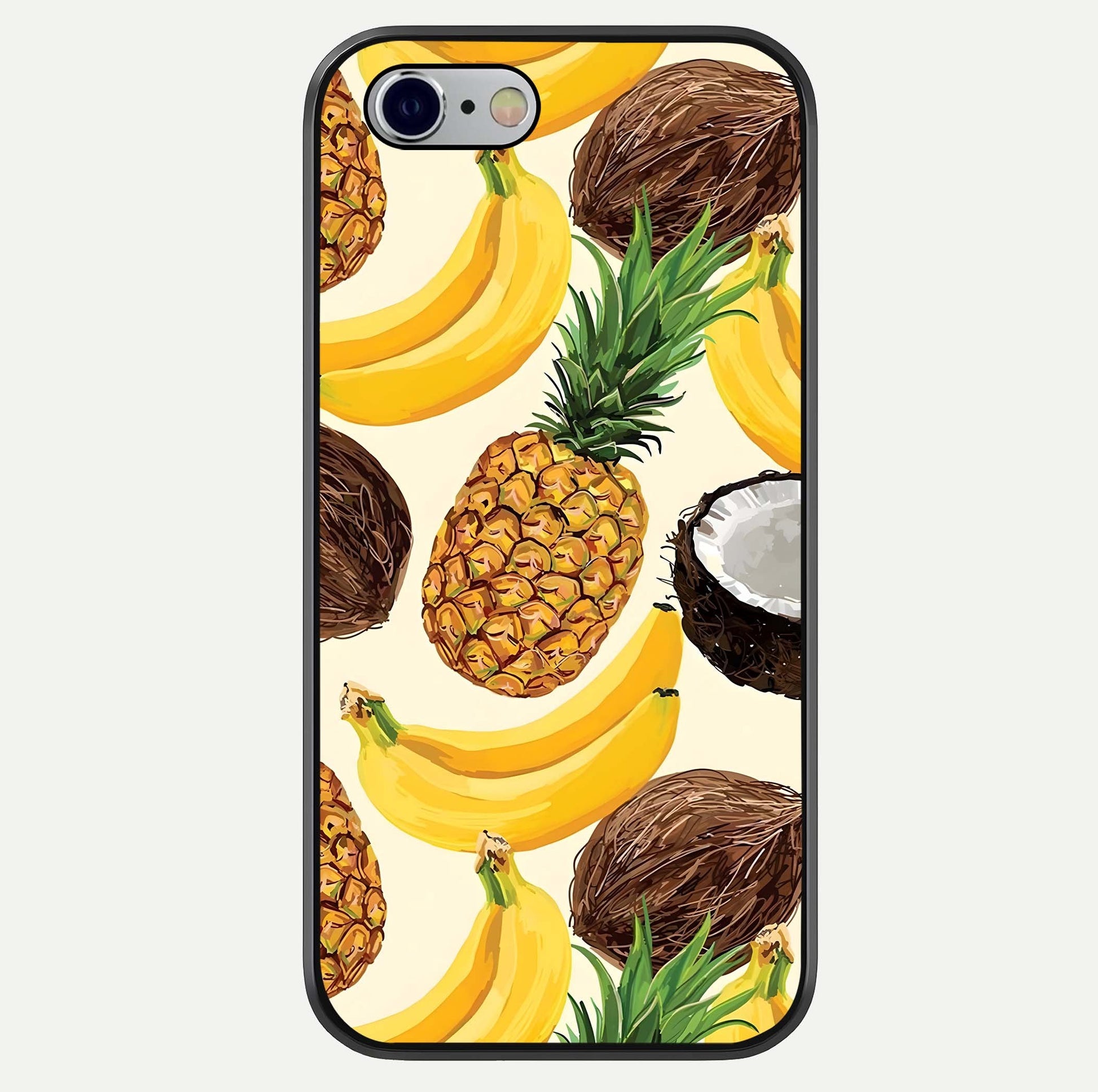 Tropical Fruit Mood Glass Case For iPhone 16 Pro by Custom World