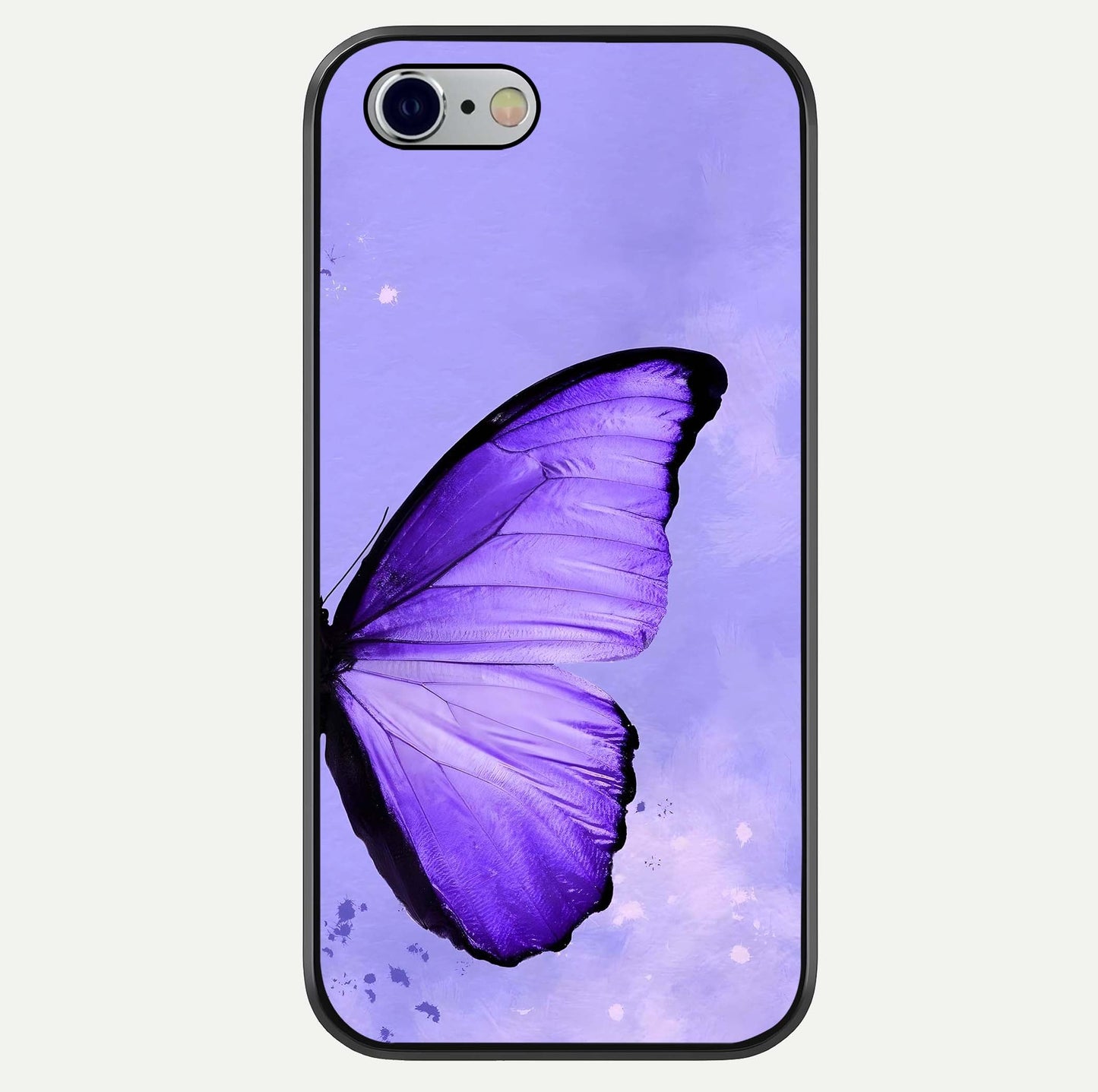 Violet Dream Wing Glass Case For iPhone 16 Pro by Custom World