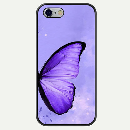 Violet Dream Wing Glass Case For iPhone 16 Pro by Custom World