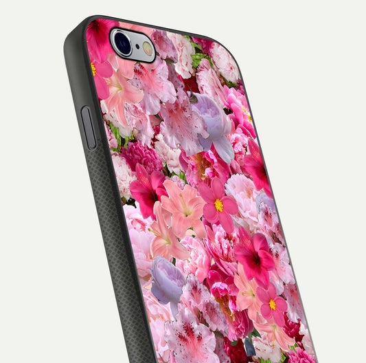 Bloom Crush Fantasy Glass Case for iPhone 16 Pro close-up image showing color gradient and petal detailing