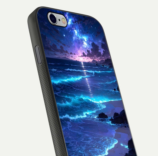 Classic Damn Look Glass Case for iPhone 16 Pro close-up highlighting quote text and reflection shine