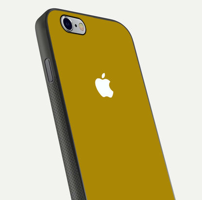 Golden Luxe Aura Glass Case for iPhone 16 Pro close-up angled shot showing metallic shine and light reflection