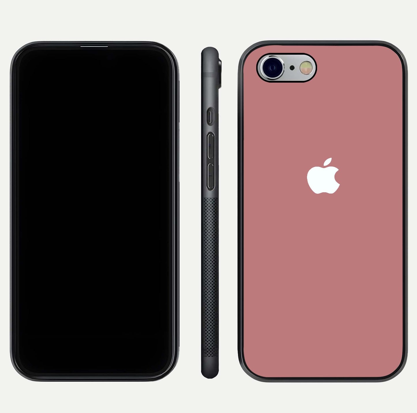 Apple Harmony Glass Case for iPhone 16 Pro front and back mockup showing harmony pattern and clean edge design