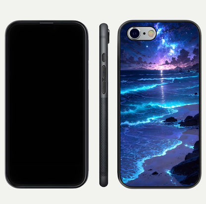 Classic Damn Look Glass Case for iPhone 16 Pro dual-view layout showing design clarity and glass polish