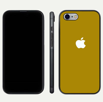 Golden Luxe Aura Glass Case for iPhone 16 Pro front and back view layout highlighting premium tone and curved glass