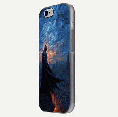 Dark Knight Dusk Glass Case for iPhone 16 Pro side-angle image capturing reflection shine and bold contrast