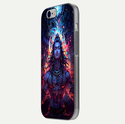Divine Fire Shiv Glass Case for iPhone 16 Pro side-angle image showing reflection clarity and shine