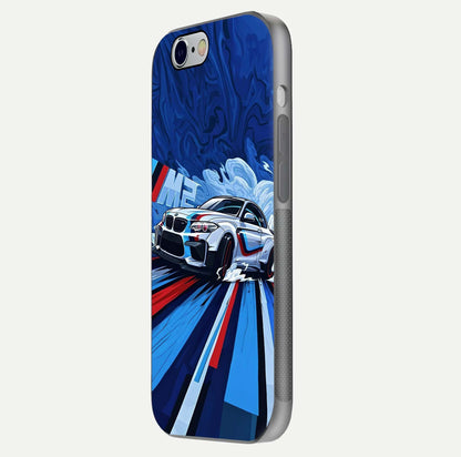 Drift Power Rush Glass Case for iPhone 16 Pro side-angle image capturing reflection glow and smooth curve