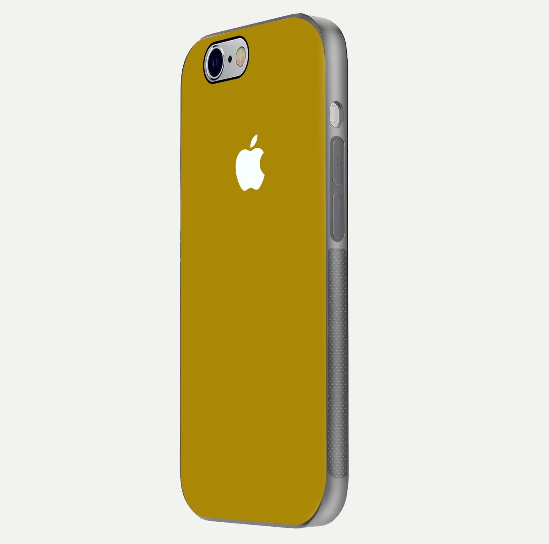 Golden Luxe Aura Glass Case for iPhone 16 Pro side-angle image showing reflection clarity and aura glow