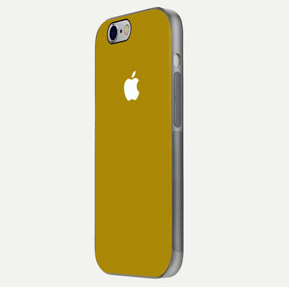 Golden Luxe Aura Glass Case for iPhone 16 Pro side-angle image showing reflection clarity and aura glow