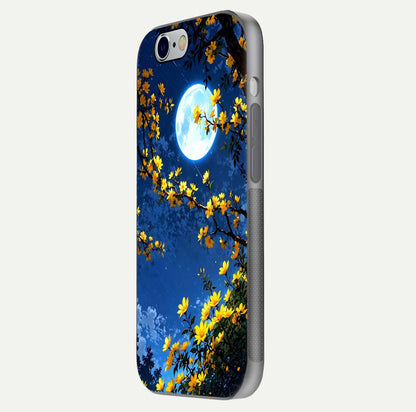 Golden Night Glow Glass Case for iPhone 16 Pro side-angle image showing reflection clarity and elegant golden tone
