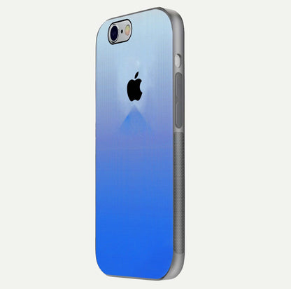 Gradient Apple Vibe Glass Case for iPhone 16 Pro side-angle image showing reflection glow and elegant surface