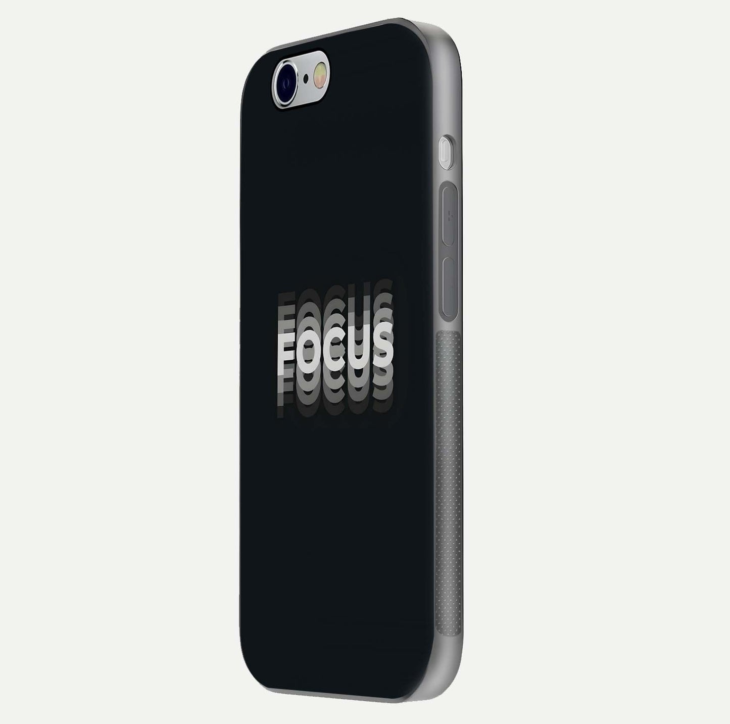 Mono Focus Vision Glass Case for iPhone 16 Pro side-angle image showing smooth reflection and minimal tones