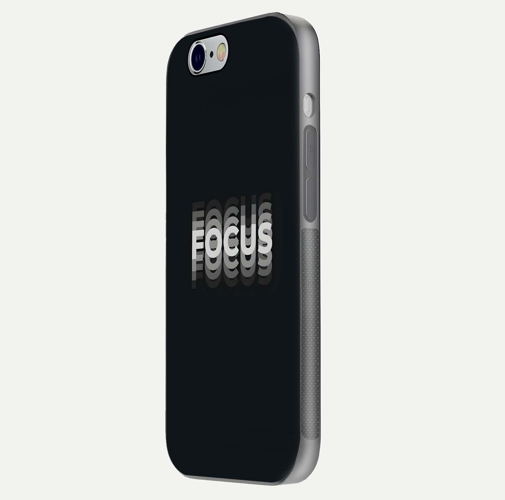 Mono Focus Vision Glass Case for iPhone 16 Pro side-angle image showing smooth reflection and minimal tones