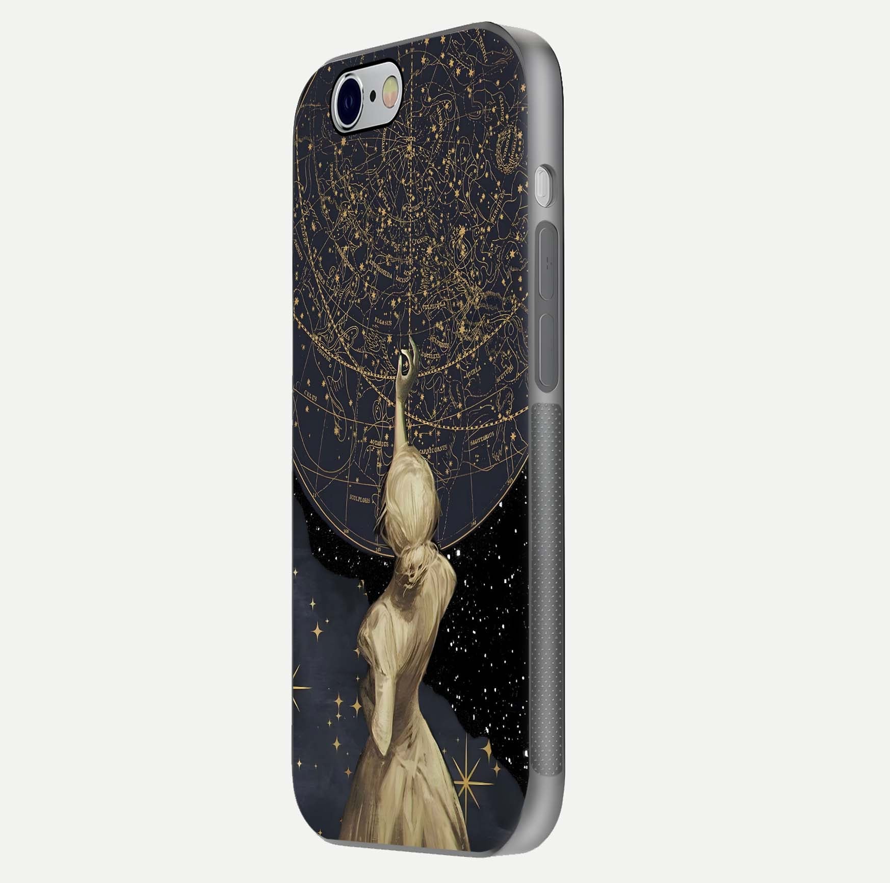 Taylor Swift Girl Glass Case for iPhone 16 Pro side-angle image showing glossy surface and color tone