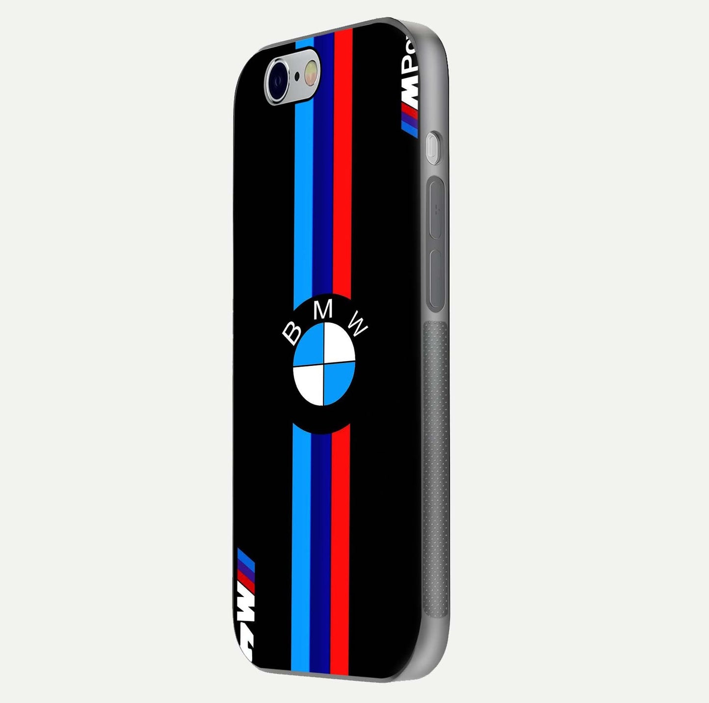Turbo BMW Beast Glass Case for iPhone 16 Pro side-angle image showing reflection and sleek edge styling