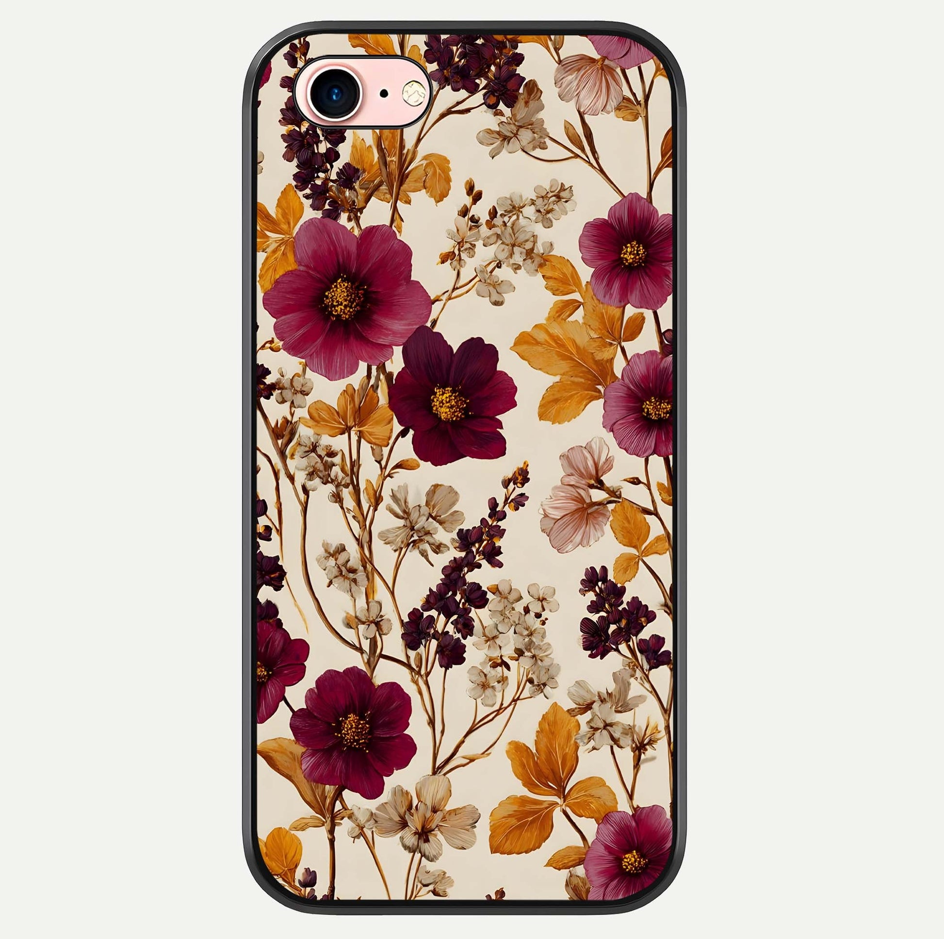 Autumn Wine Bloom Glass Case For iPhone 6 Plus by Custom World