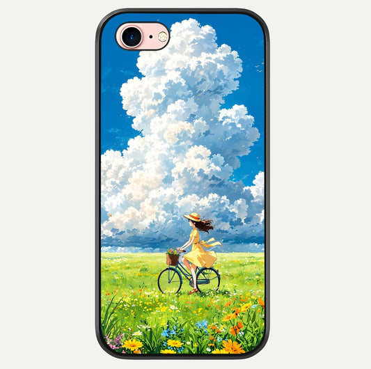 Breezy Meadow Ride Glass Case For iPhone 6 Plus by Custom World