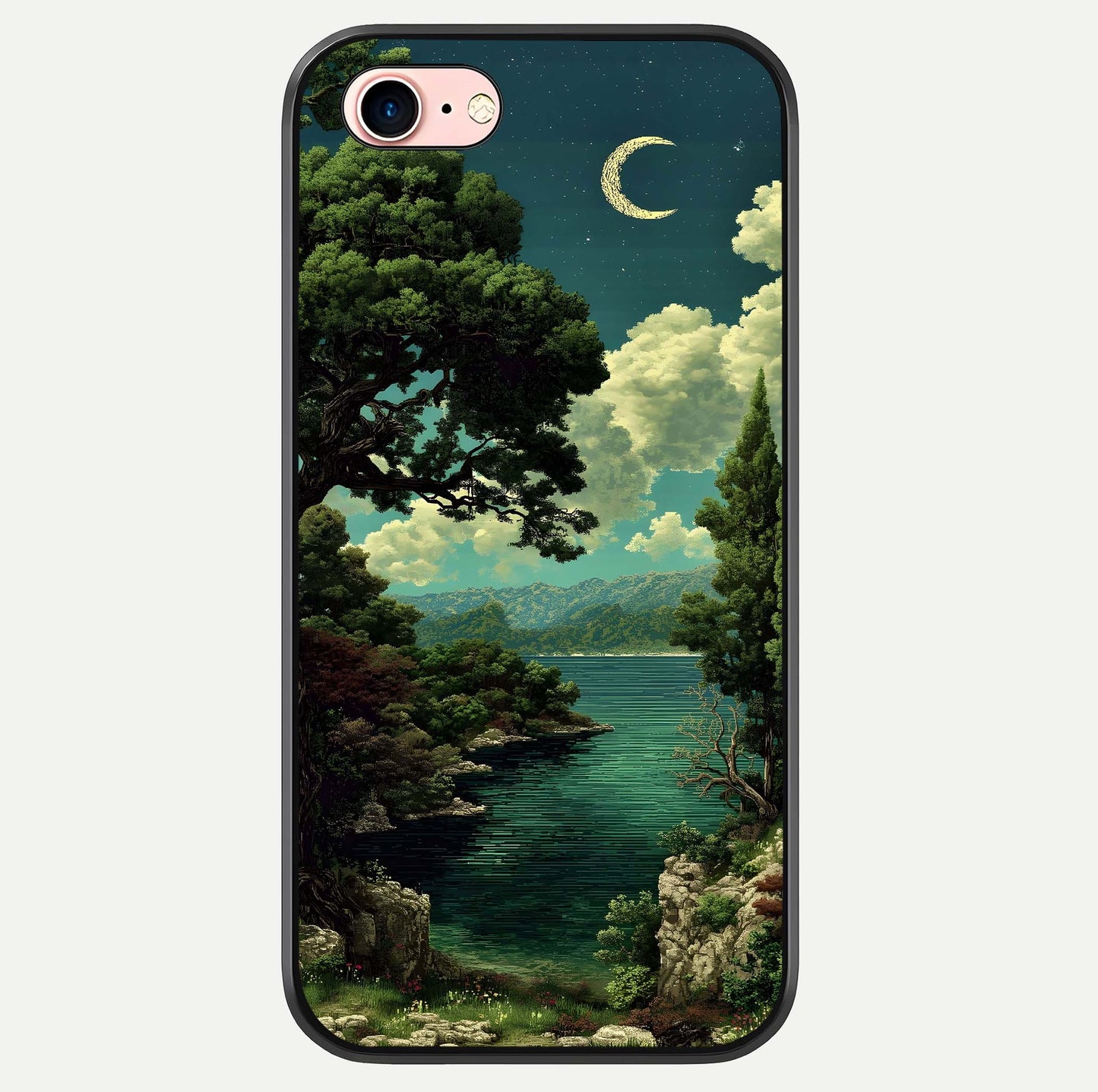 Celestial Lake Peace Glass Case For iPhone 6 Plus by Custom World