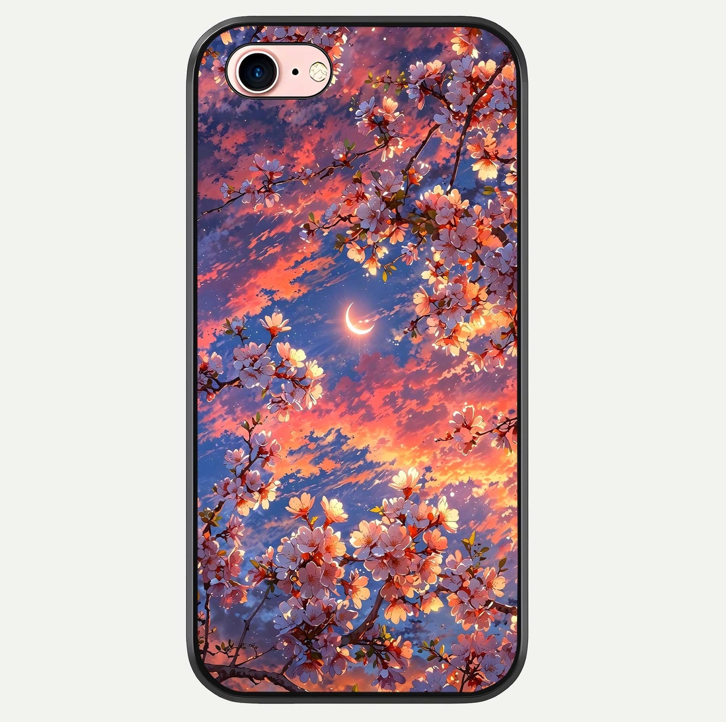 Celestial Sakura Sunset Glass Case For iPhone 6 Plus by Custom World