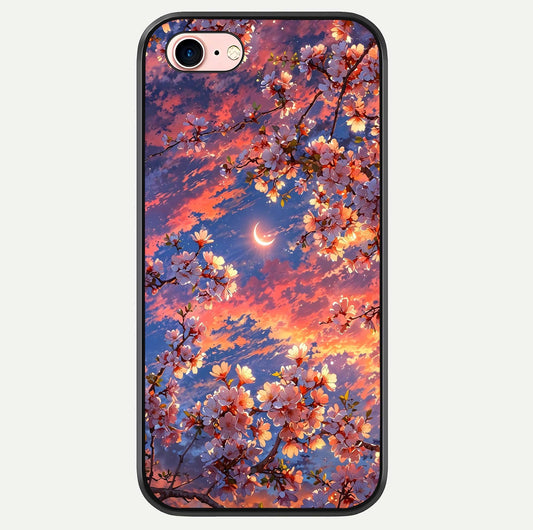 Celestial Sakura Sunset Glass Case For iPhone 6 Plus by Custom World
