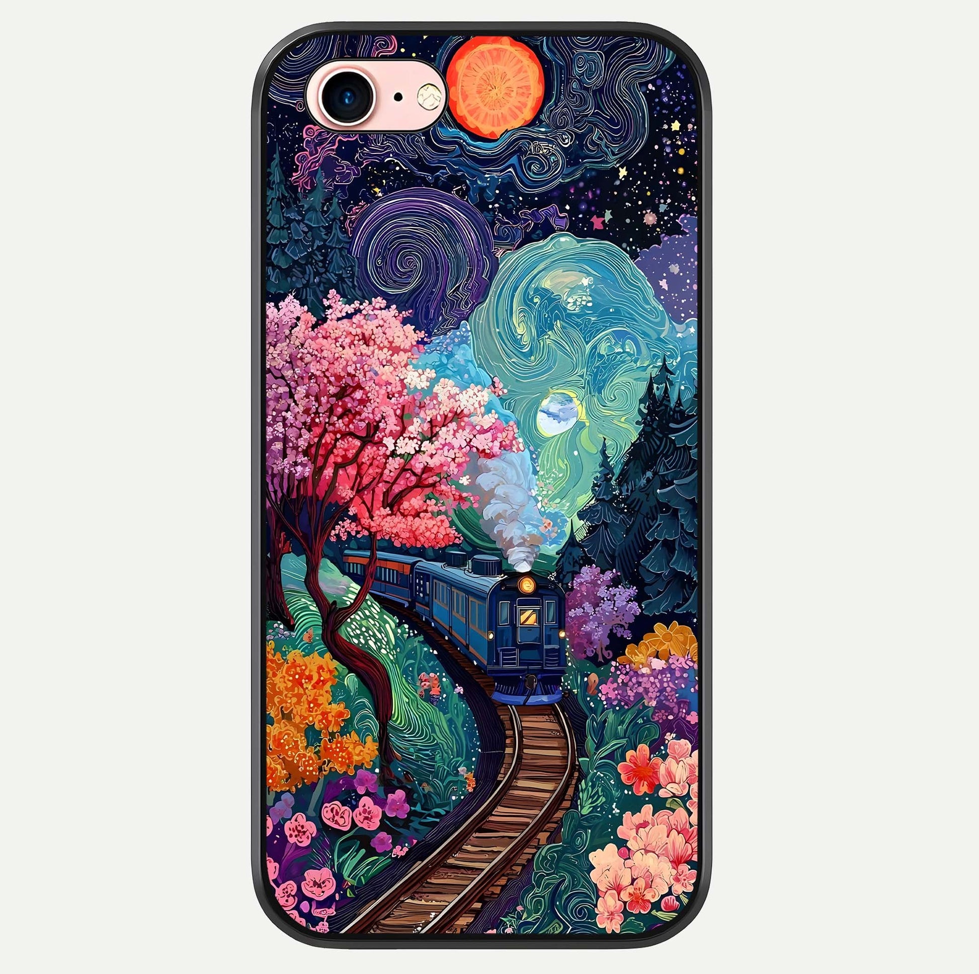 Celestial Train Journey Glass Case For iPhone 6 Plus by Custom World