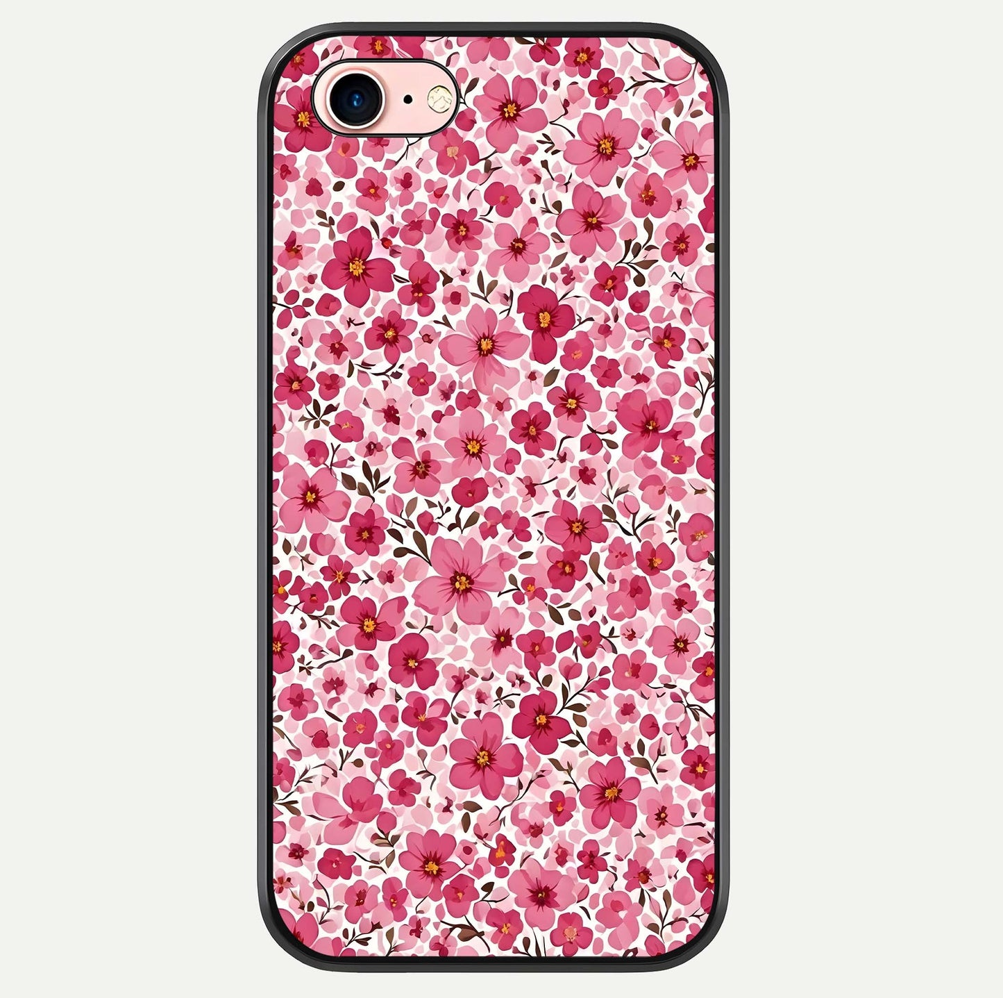 Cherry Blossom Charm Glass Case For iPhone 6 Plus by Custom World