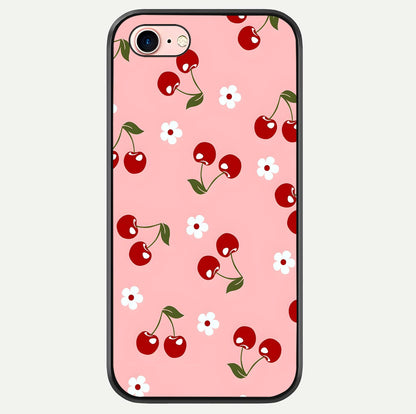 Cherry Love Mood Glass Case For iPhone 6 Plus by Custom World