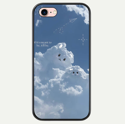 Cloud Bunny Dreams Glass Case For iPhone 6 Plus by Custom World