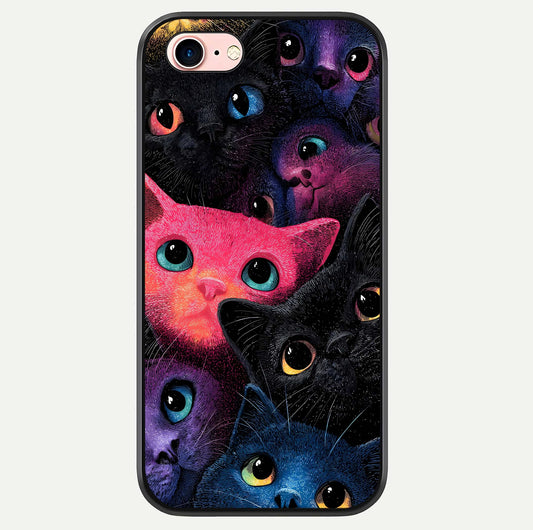 Cosmic Cats Dreams Glass Case For iPhone 6 Plus by Custom World