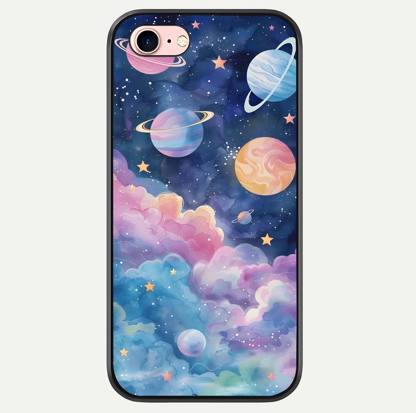 Cosmic Planet Dreams Glass Case For iPhone 6 Plus by Custom World