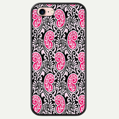 Crimson Paisley Charm Glass Case For iPhone 6 Plus by Custom World