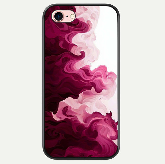 Crimson Wave Flow Glass Case For iPhone 6 Plus by Custom World