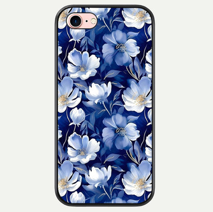 Cute Floral Patterns Glass Case For iPhone 6 Plus by Custom World
