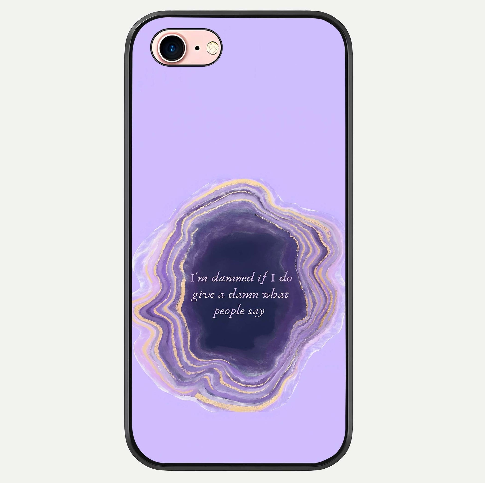 Damned People Quote Glass Case For iPhone 6 Plus by Custom World