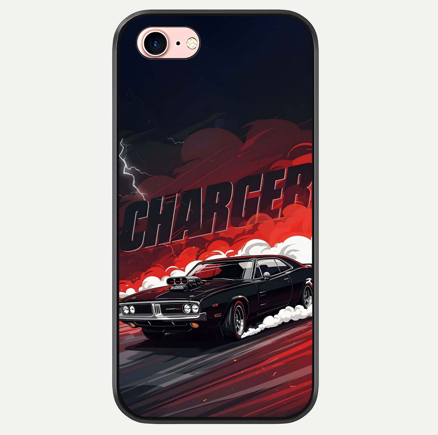 Dark Charger Fury Glass Case For iPhone 6 Plus by Custom World