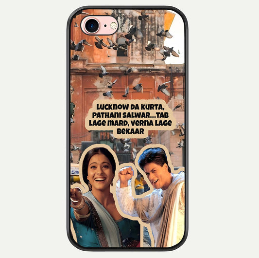 Desi Retro Vibes Glass Case For iPhone 6 Plus by Custom World