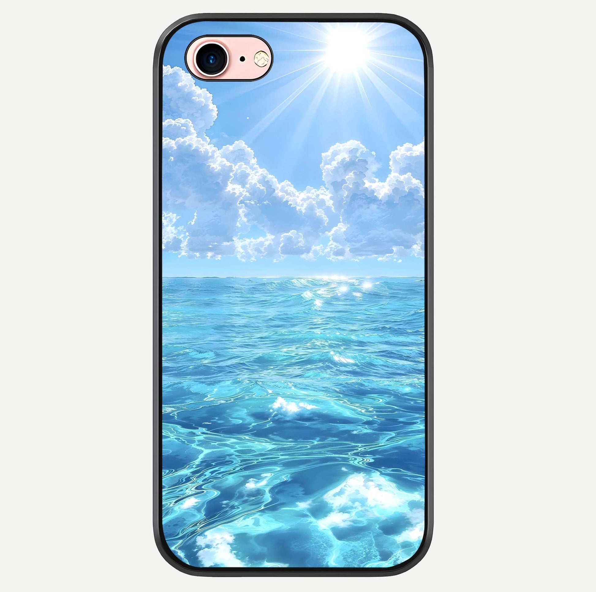 Endless Ocean Horizon Glass Case For iPhone 6 Plus by Custom World